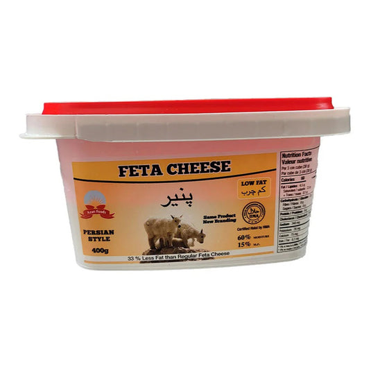 Azan Food Feta Low Fat Cheese 400 gr
