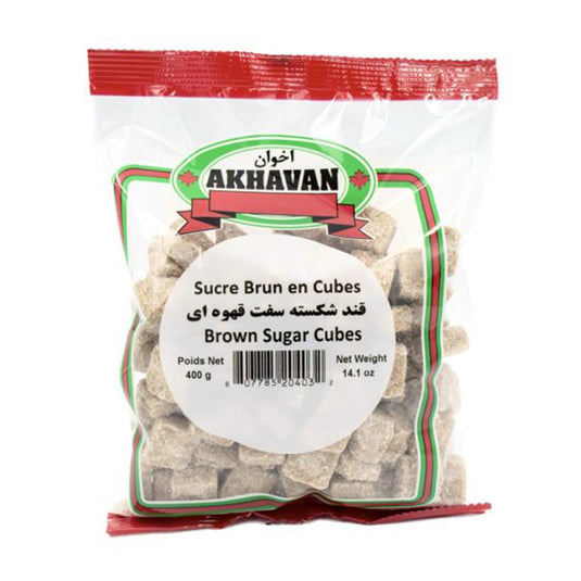 Akhavan Sugar Cube Brown 400 gr