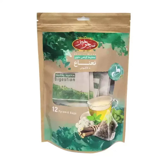 Saharkhiz Mint & Kakouti Herbal Infusion 12 Bags 2 gr