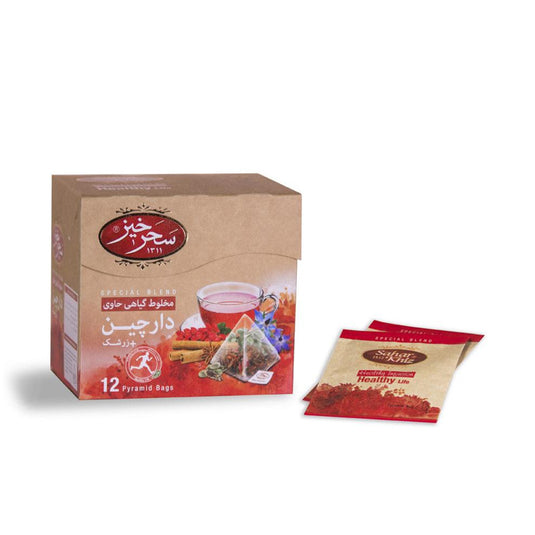 Saharkhiz Cinnamon & Barberry Herbal Infusion 12 Bags