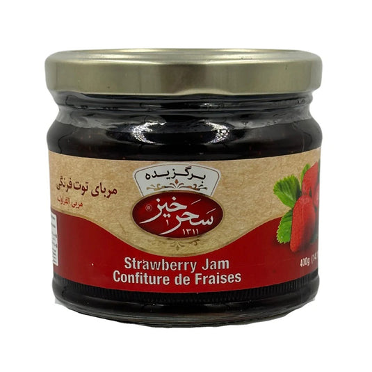 Saharkhiz Strawberry Jam 400 gr