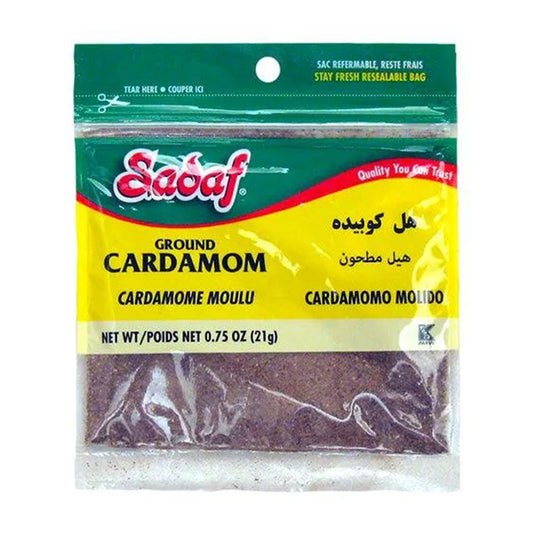 Sadaf Cardamon Powder Spices 21 gr