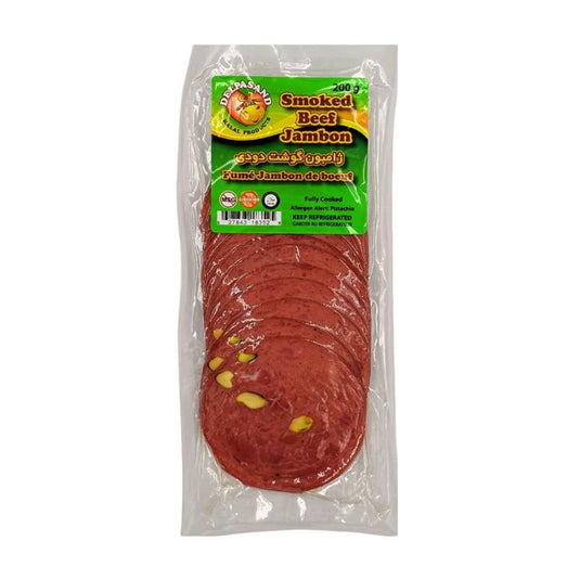 Delpasand Sliced Cooked Smoky Meat Pack 200gr