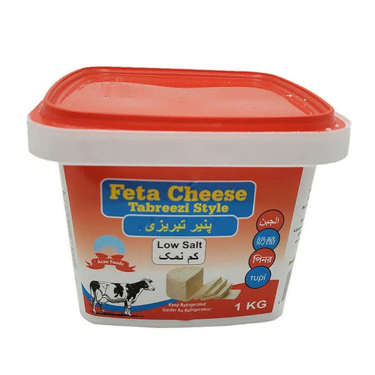 Azan Food Tabriz Feta Cheese  Low Salt 1 kg