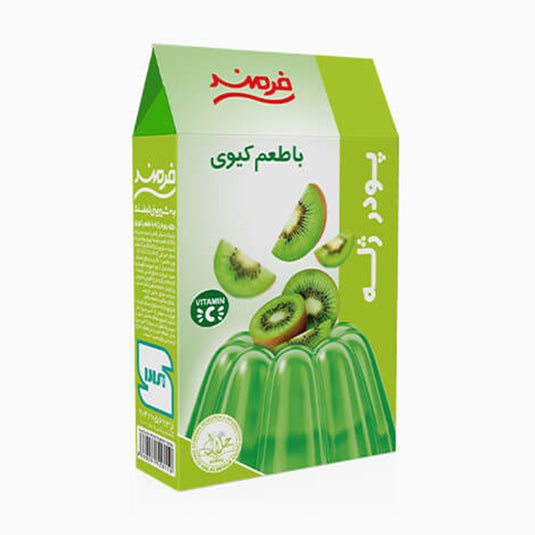 Farmand Jelly Powder Kiwi Flavored 100 gr