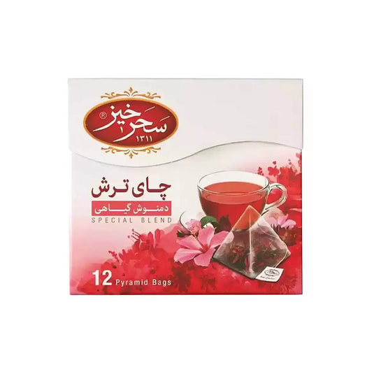 Sahar Khiz Damnoosh Chai Torsh Damnoosh 12 Tea Bags