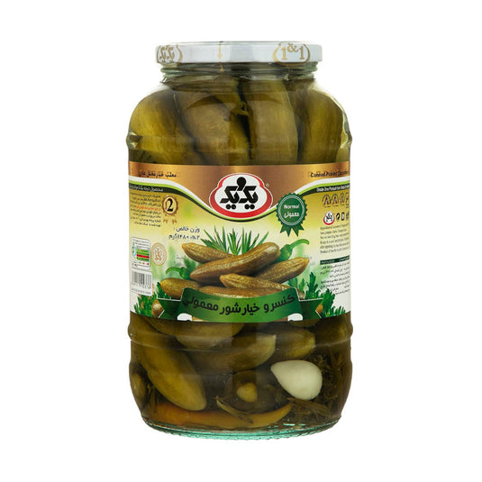 1&1 Pickel Cucamber Large Pickel Cucamber 1480 Grams Jar of Pickles