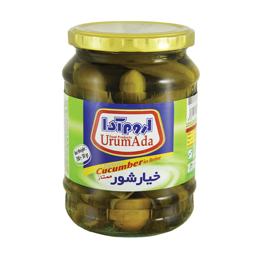 Urum Ada Pickel Cucamber Momtaz Pickel Cucamber 700 Grams Jar of Pickles