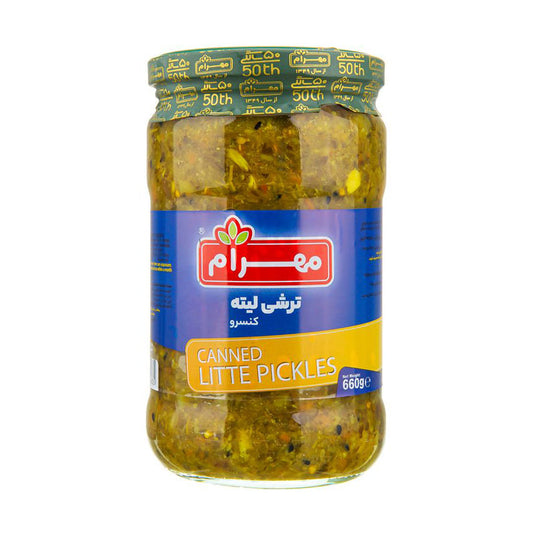 Mahram Pichels Litteh Pichels 660 Grams Jar of Pichls