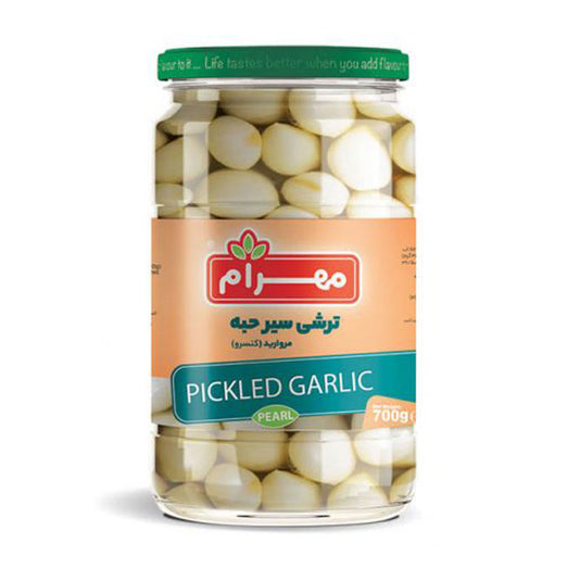 Mahram Pichels White Garlick Pichels 660 Grams Jar of Pichls