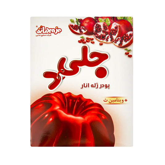 Deraje Dessert Jelly Pomegranate  Jelly Dessert 100 Gram Pack Of Jelly